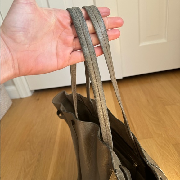 Celine Small Cabas Phantom with Belt in Souris - Picture 7 of 11